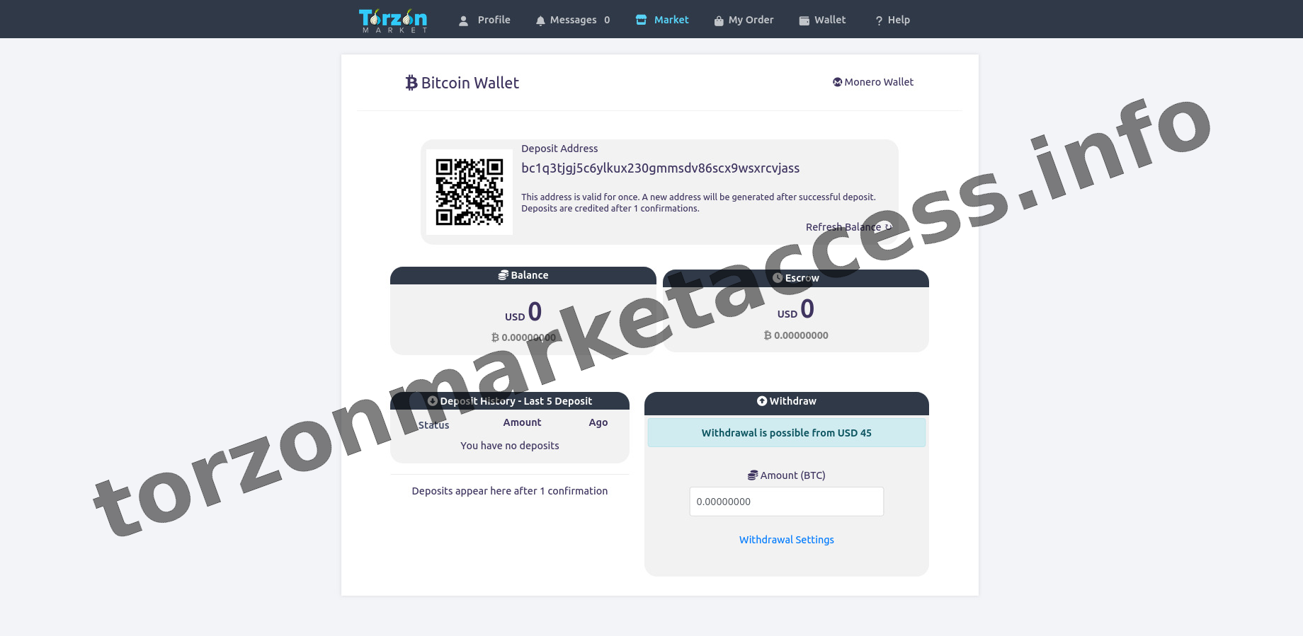 Marketplace Dashboard